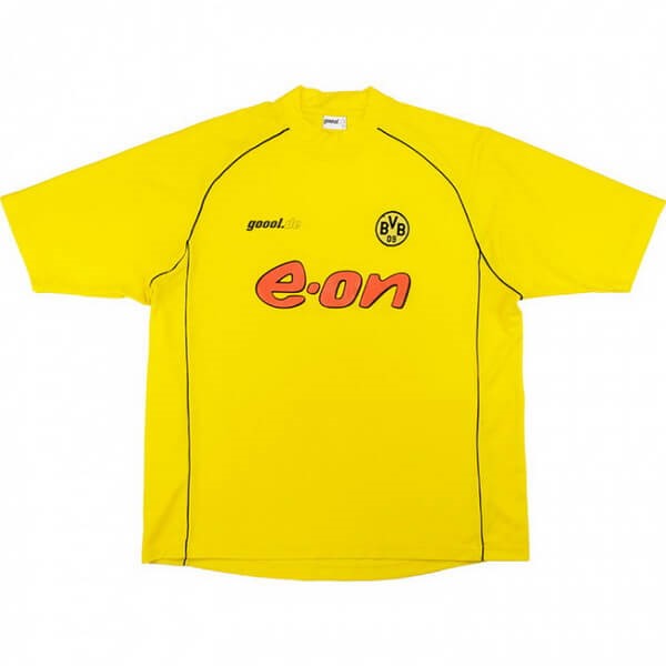 Tailandia Replicas Camiseta Borussia Dortmund 1ª Retro 2002 Amarillo